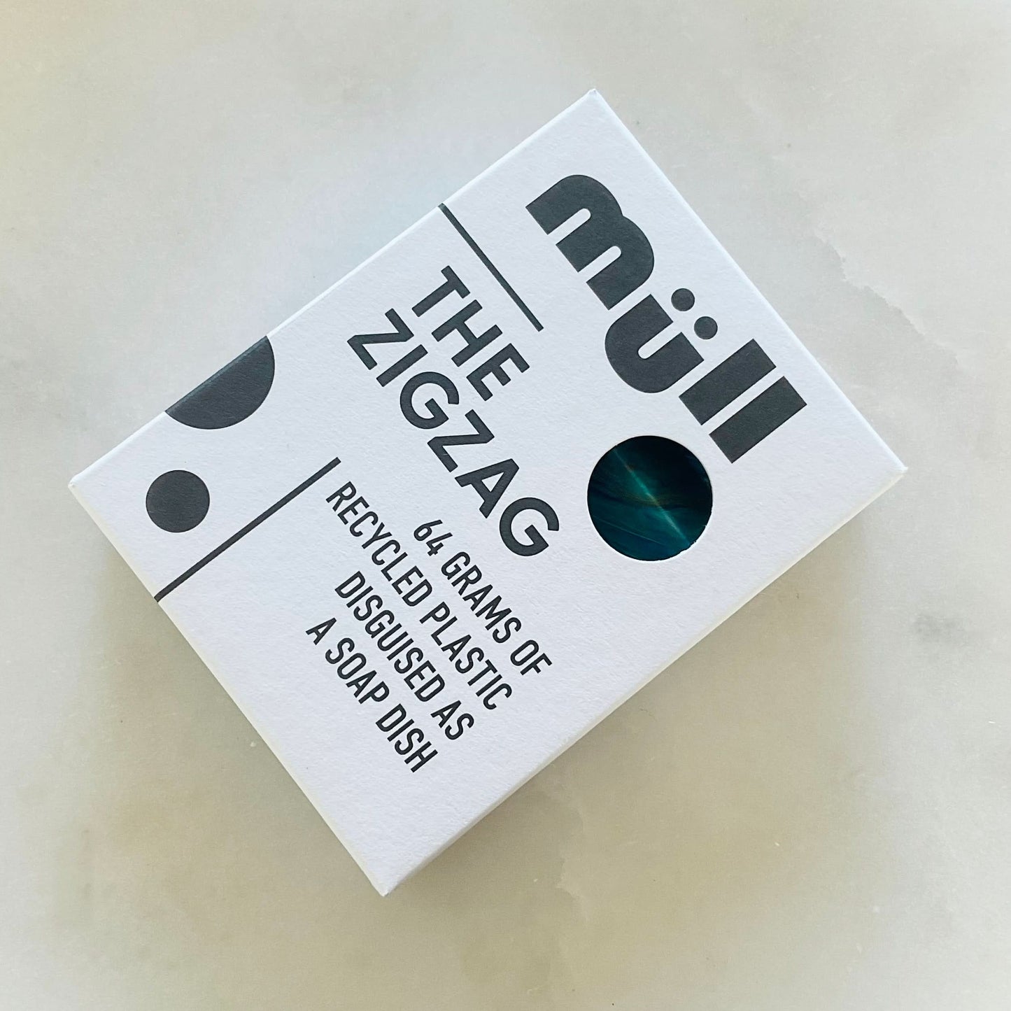 Zig zag recylced soap dish by mull club (Broca) - Bean and Bee