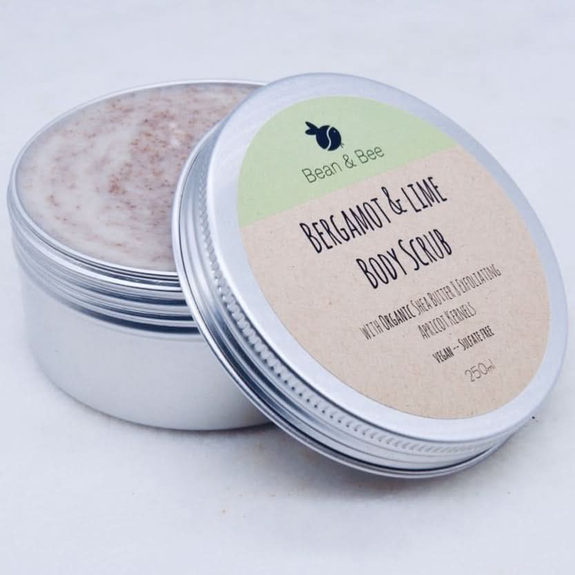 Lime & Bergamot Body Scrub - Bean and Bee