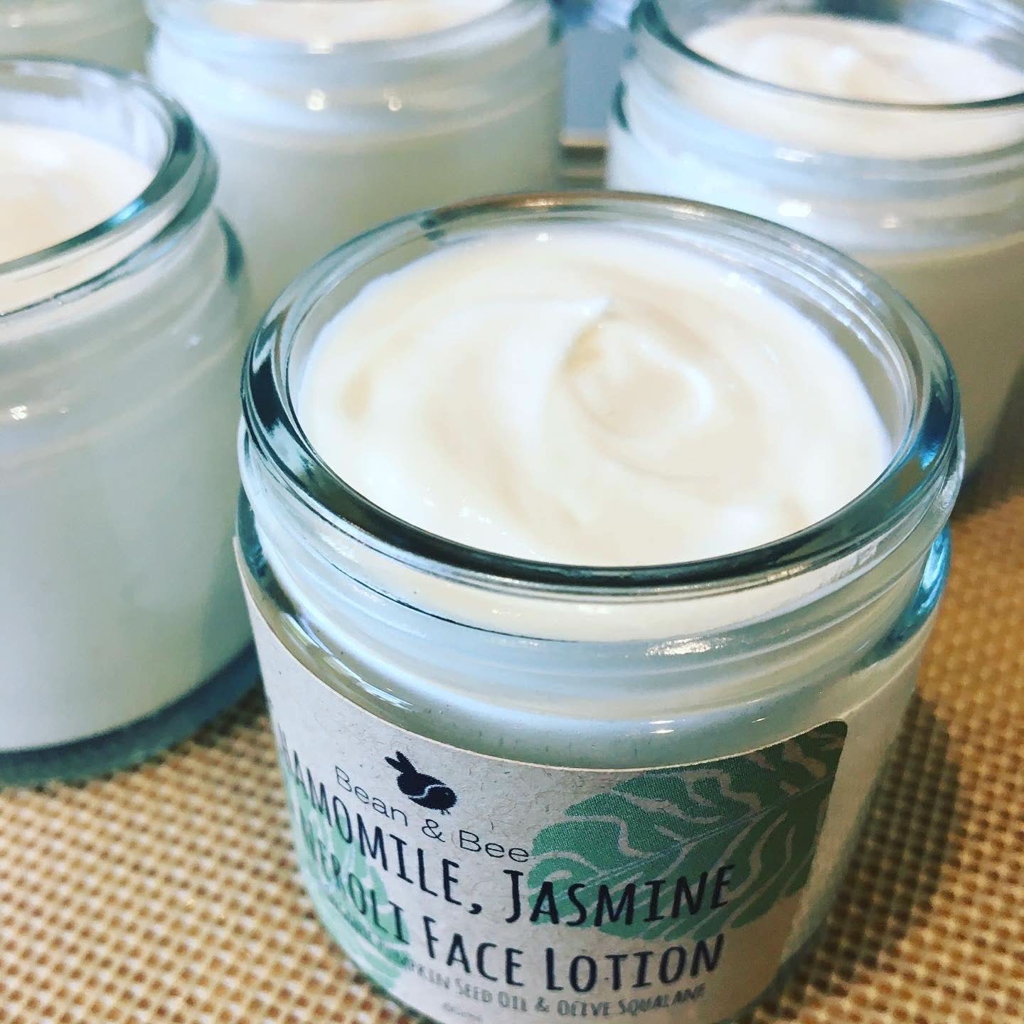 Chamomile, Jasmine & Neroli Face Lotion - Bean and Bee