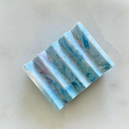 Zig zag soap dish by mull club (blue skies) - Bean and Bee