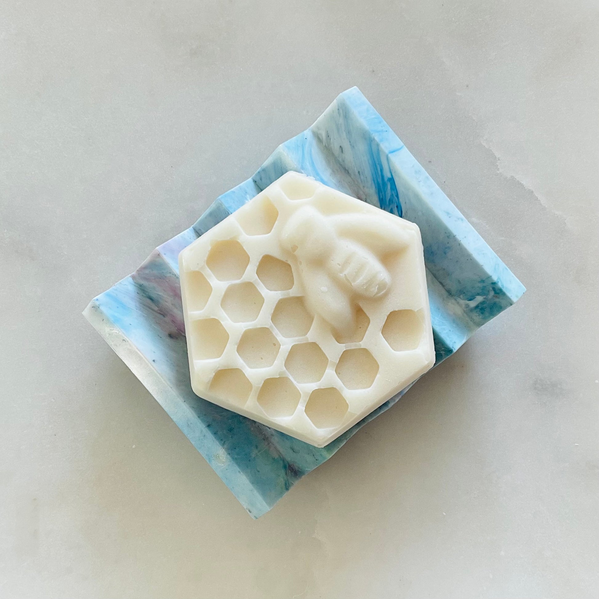 Zig zag soap dish by mull club (blue skies) - Bean and Bee