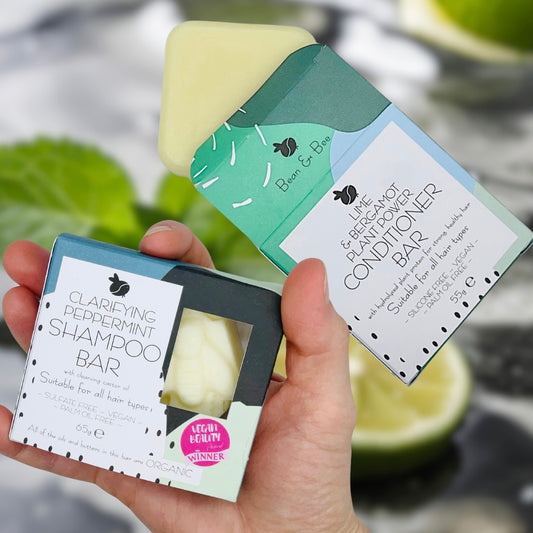 Shampoo and Conditioner Bar Set: Cleanse and Hydrate