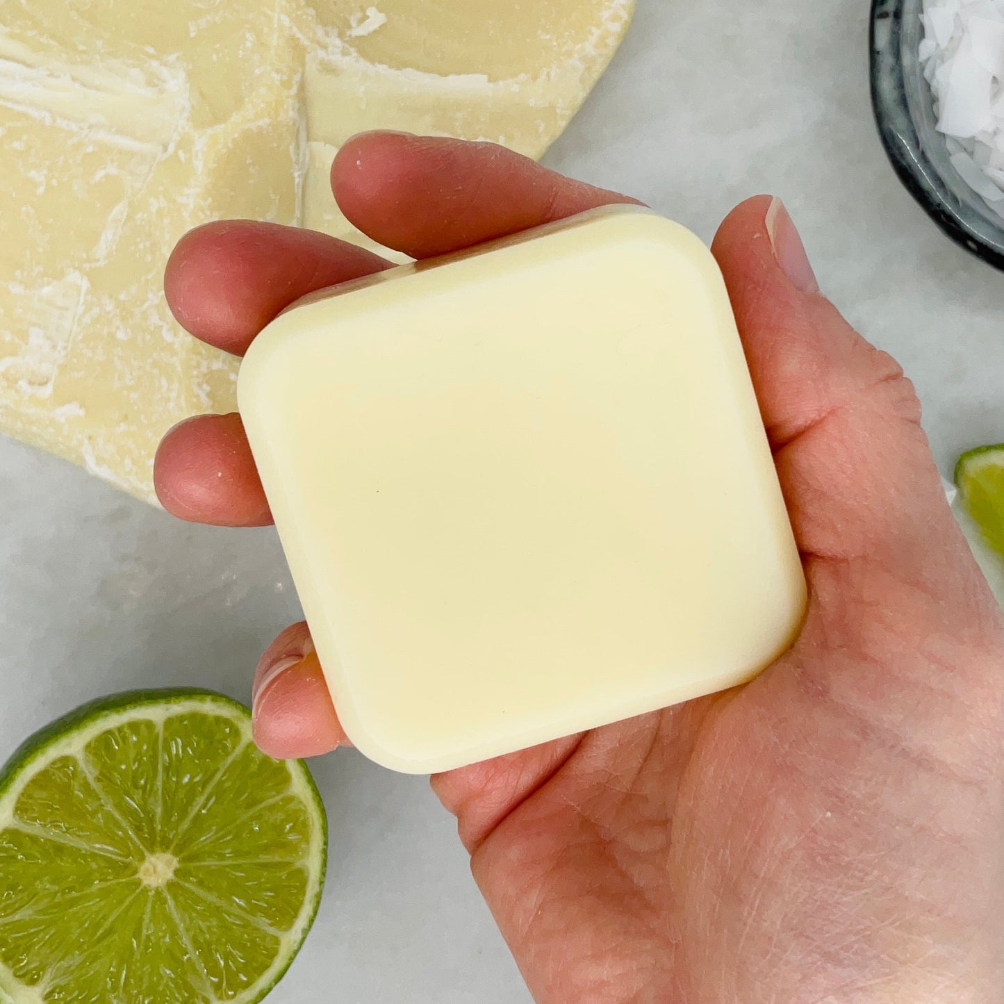 Lime & Bergamot Plant Power Conditioner Bar: - Bean and Bee